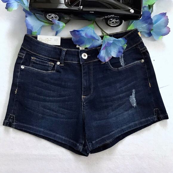 Jessica Simpson NWT Jean Shorts Girls 10 - Picture 2 of 7